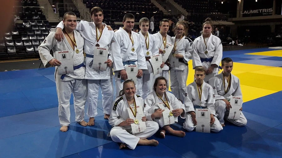 Lietuvos jaunučių ir jaunių dziudo čempionatas panevėžiečiams sėkmingas
