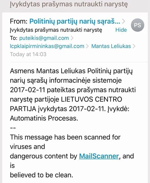 Gema Umbrasienė, Mantas Leliukas: Užsispyrusių panevėžiečių laiškas LCP kolegoms ir visiems, besidomintiems politiniais bangavimais.