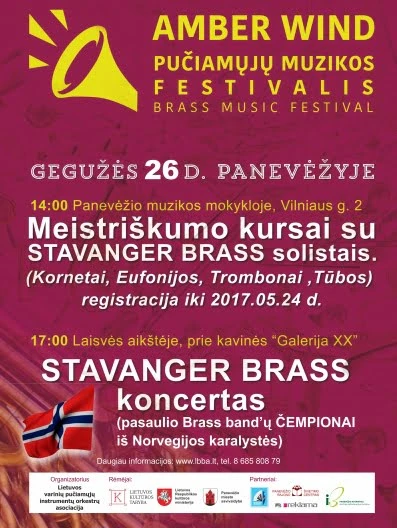 Pasaulio brass band`ų čempionai koncertuos Panevėžyje !