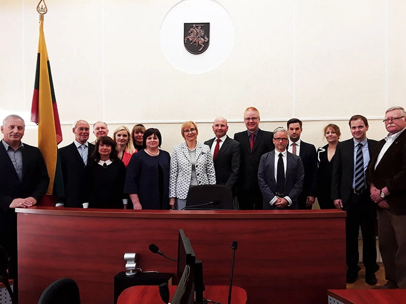 Panevėžio miesto apylinkės teisme viešėjo teisėjai iš Vokietijos