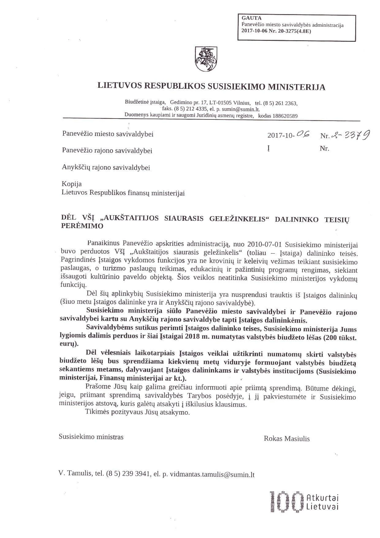 Ar trauksime karo kirvius dėl „Siauruko” ?
