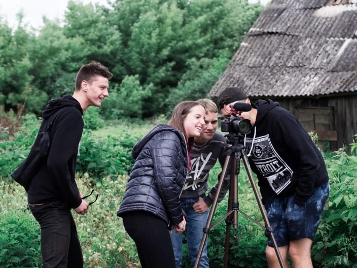 Kino dirbtuvių stovykla su režisieriumi A. Gluskinu