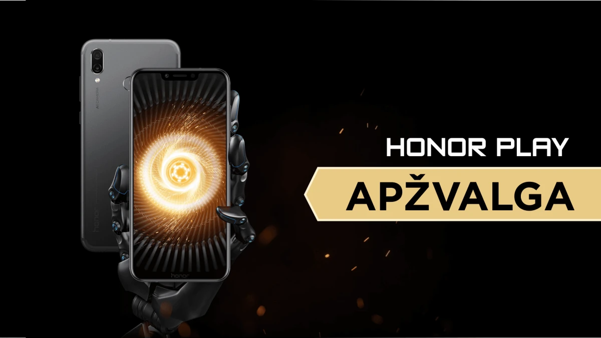 „Honor Play“ – itin galingas išmanusis, skirtas „PUBG Mobile“? APŽVALGA