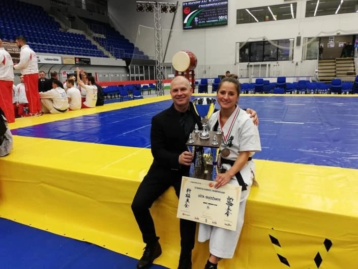 R. Brazdžionytė Europos kiokušin karatė čempionate – trečia