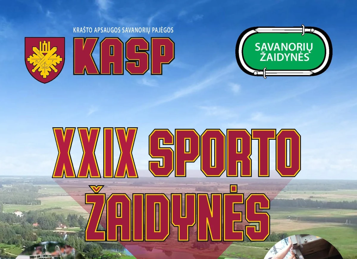 Kviečia XXIX KASP savanorių žaidynės