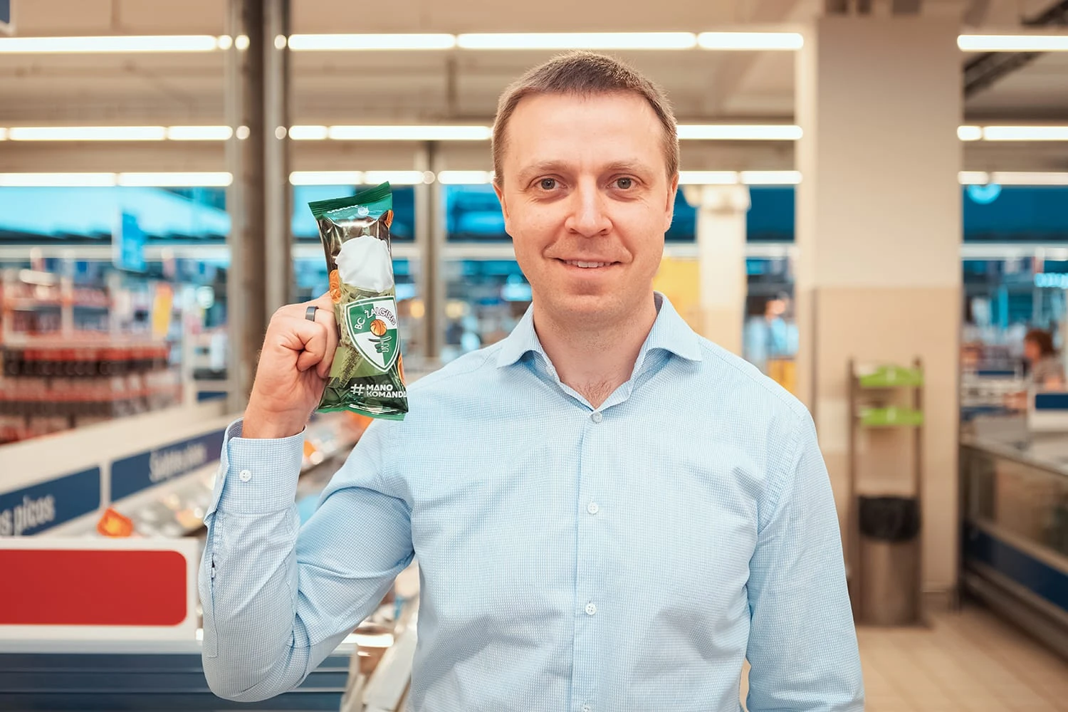 Desertas „Žalgirio“ sirgaliams Lietuvoje ir užsienyje – prekyboje pasirodė žaliai-balti ledai