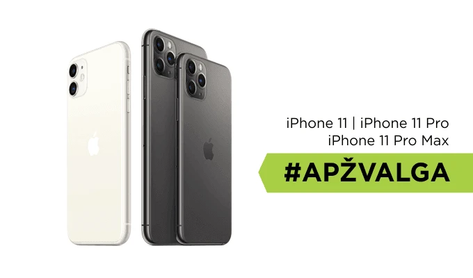 Pirmas žvilgsnis į „iPhone 11“, „iPhone 11 Pro“ ir „iPhone 11 Pro Max“ [VIDEO]