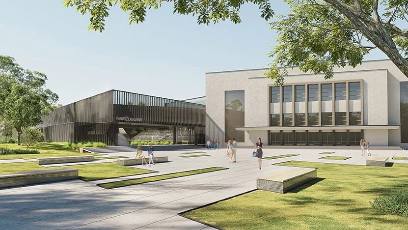 Pristatyti baseino rekonstrukcijos projekto konkursantų darbai