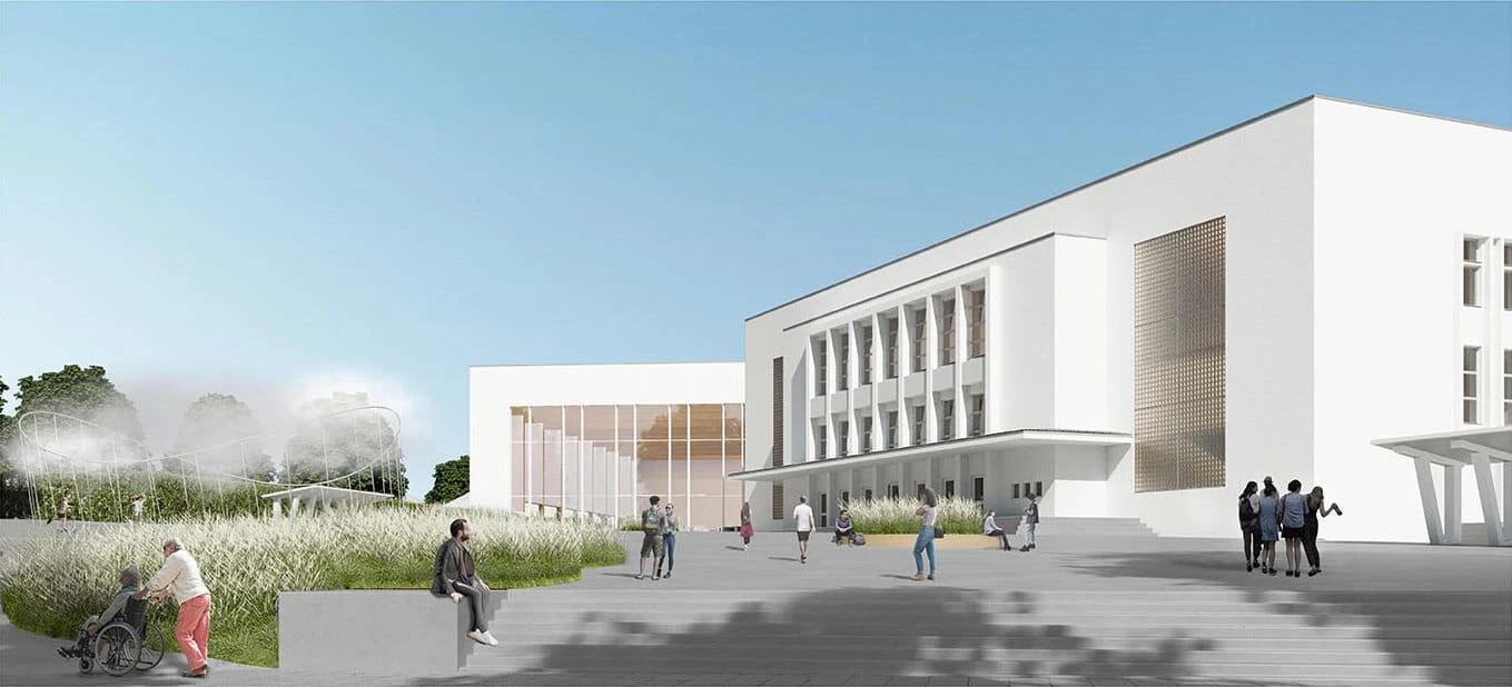 Pristatyti baseino rekonstrukcijos projekto konkursantų darbai