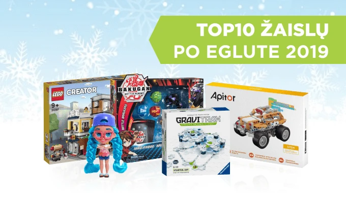 TOP 10 kalėdinių dovanų vaikams 2019