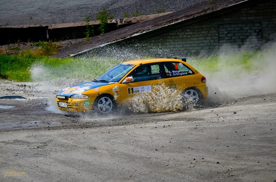 „Samsonas Rally Juodupė“ startuos fenomenalusis „Mitsubishi Colt“ ekipažas