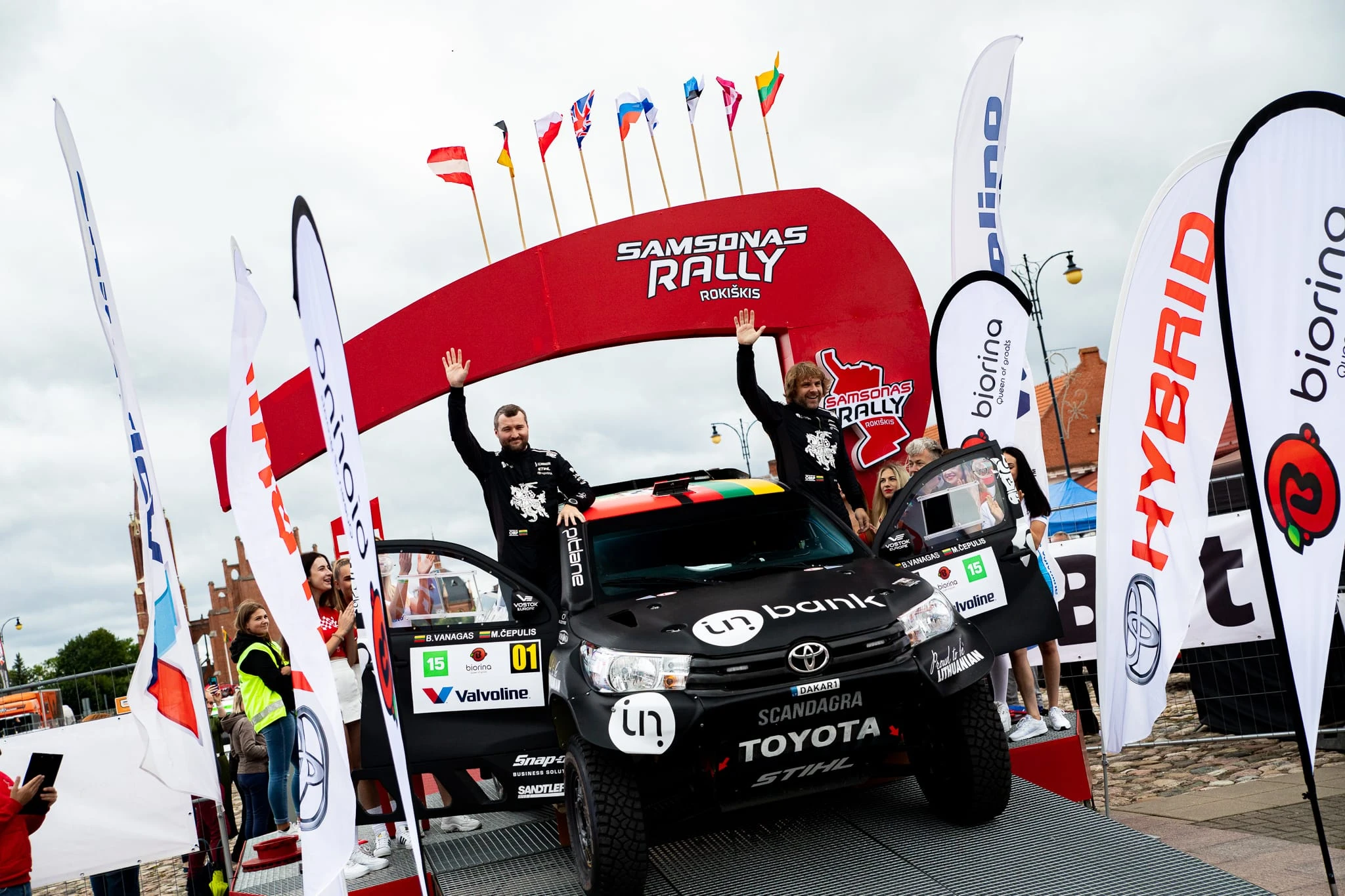 Pirmąją „Samsonas Rally Rokiškis“ dieną savo persvarą auginosi Nikolajus Gryazinas