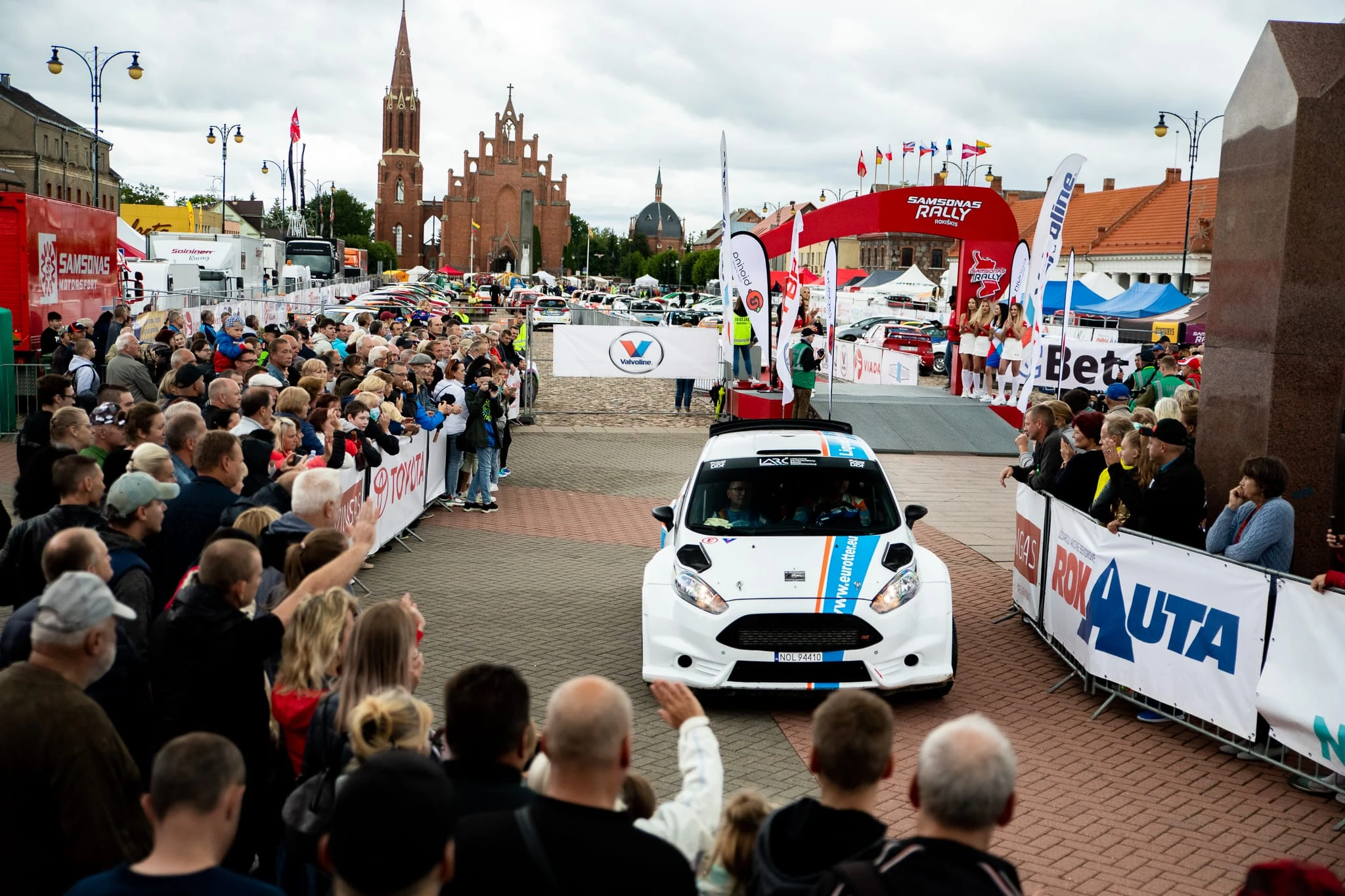 Pirmąją „Samsonas Rally Rokiškis“ dieną savo persvarą auginosi Nikolajus Gryazinas