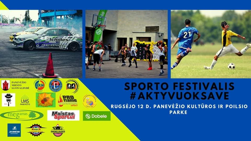 Panevėžį drebins sporto festivalis „Aktyvuok save”