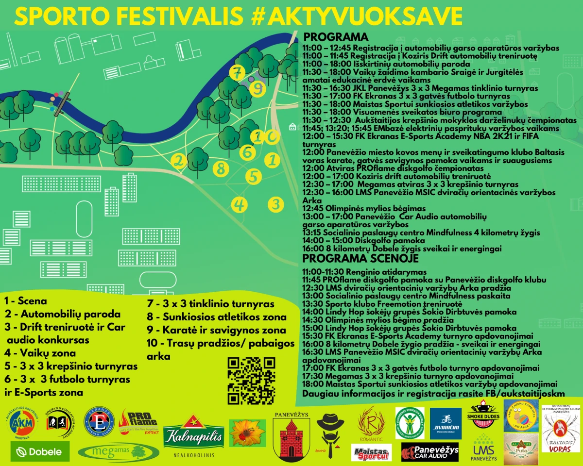 sporto festivalis 2 Panevėžį drebins sporto festivalis „Aktyvuok save”