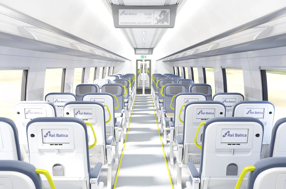 „RB Rail AS“ pristato pirmojo virtualaus koncepcinio traukinio išankstinę apžvalgą