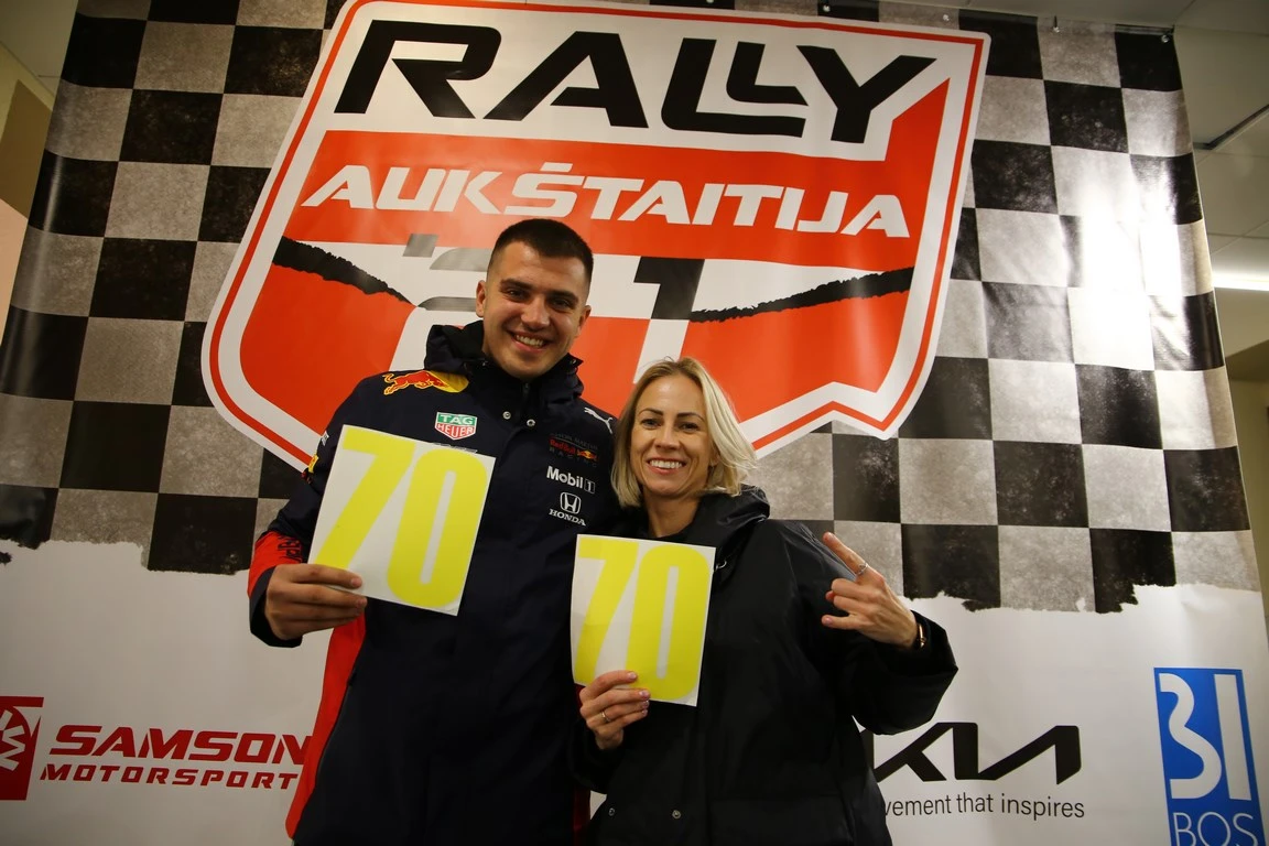Ramūnui Čapkauskui „Rally Aukštaitija“ varžybose suteiktas išskirtinis starto numeris