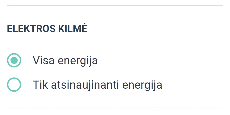 rodykle3 Startuoja VERT elektros kainų palyginimo skaičiuoklė: tereikia žinoti, kiek elektros suvartojate per mėnesį ar metus