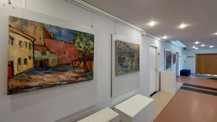 Iš Panevėžio rajono kilusio menininko peizažuose – Lietuvos miestelių grožis