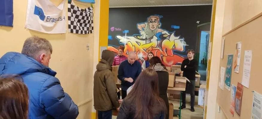 Panevėžiečiai aktyviai aukojo Ukrainos gyventojams