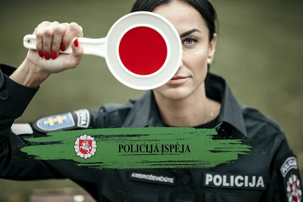Policija įspėja
