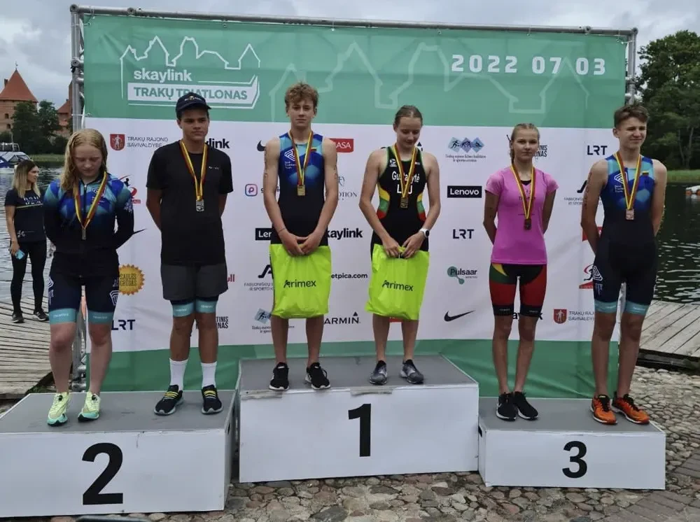 R.Sargūno gimnazijos triatlonininkai sėkmingai išbandė olimpinę distanciją