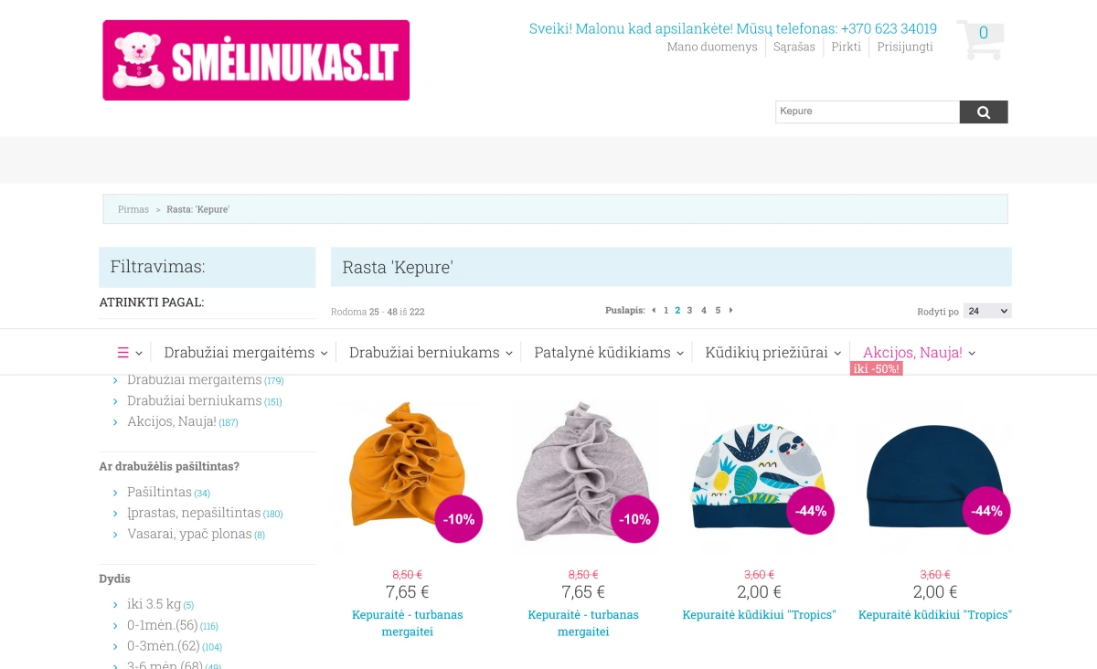 vaikiškos kepurės kūdikiams: natūralūs audiniai, žaismingi dizainai ir neabejotinas komfortas jas dėvint