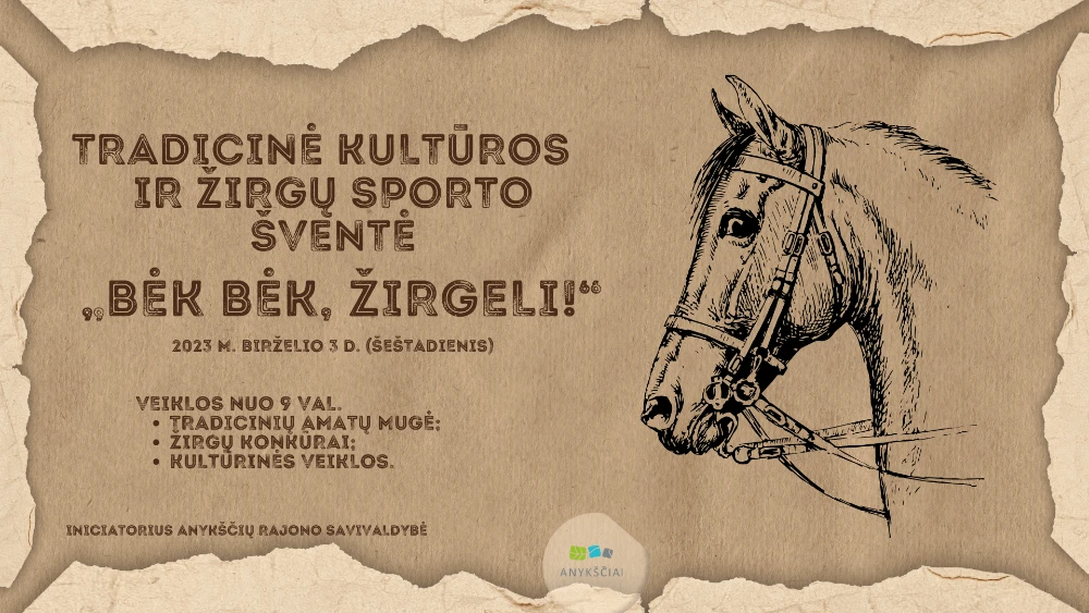 Kviečia jubiliejinė „Bėk bėk, žirgeli!“ šventė