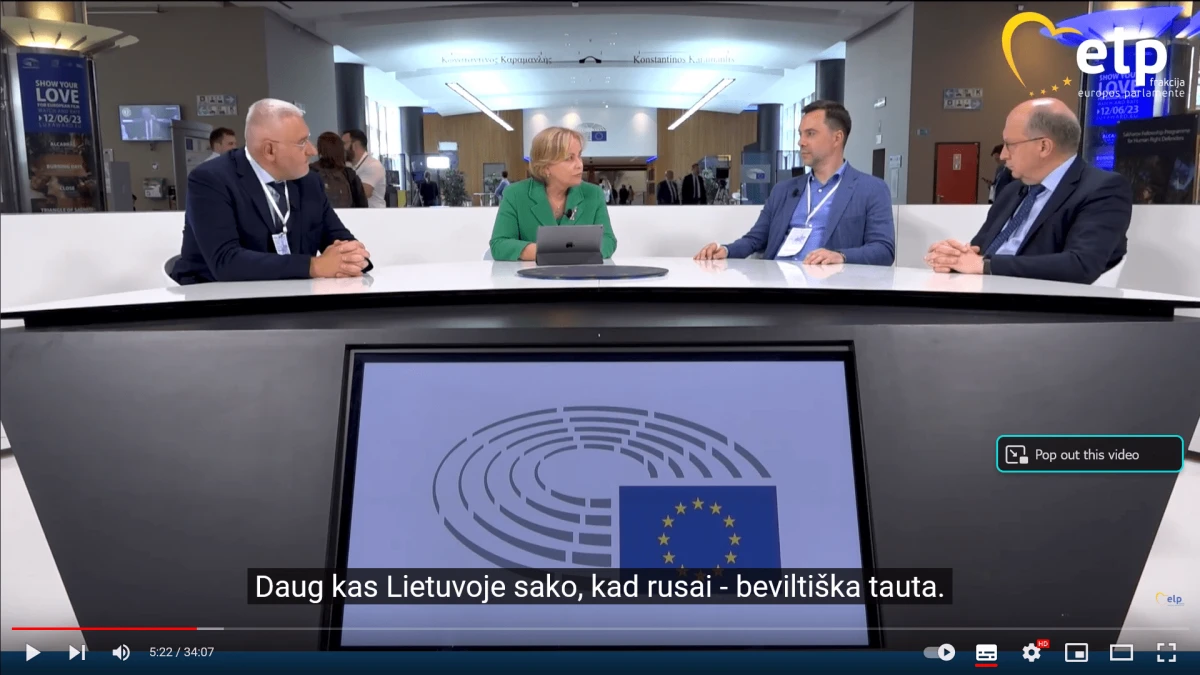 Screenshot 2023 06 07 at 16 57 57 Savaites pokalbis su Feiginu ir Arestoviciumi 2023 m. birzelio 7 d