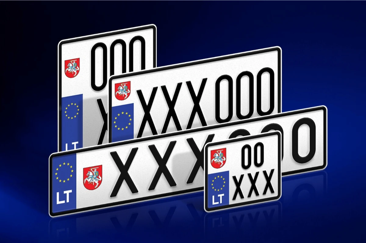 „Regitra“ pristato naujovę – transporto priemonių numerio ženklus su Vyčiu