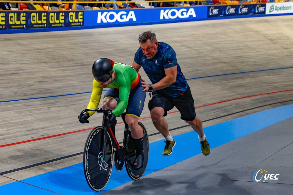 Panevėžio sporto centro dviratininkai varžėsi Europos dviračių treko čempionate