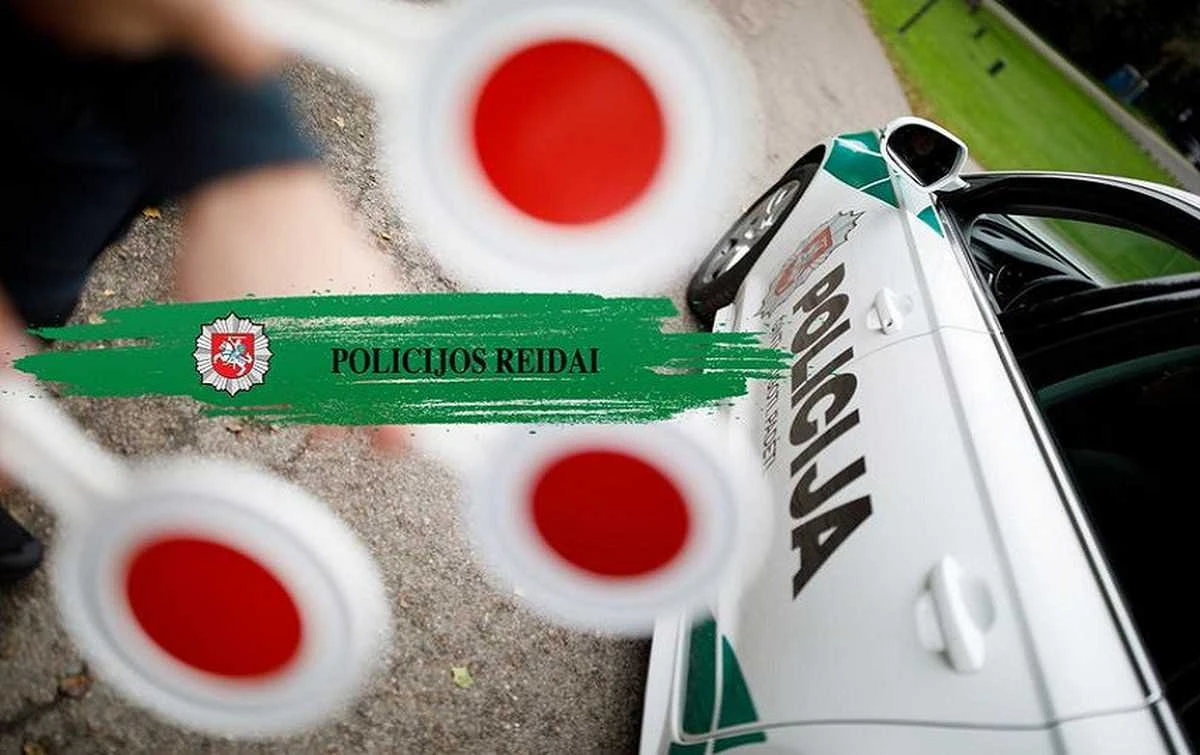 Kelių policijos prevencinės priemonės gruodį
