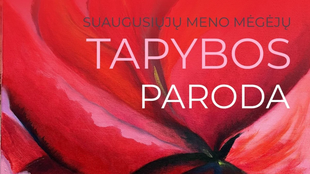 Bibliotekoje – I. Nosovos ir R. Grikevičiaus mokinių tapyba