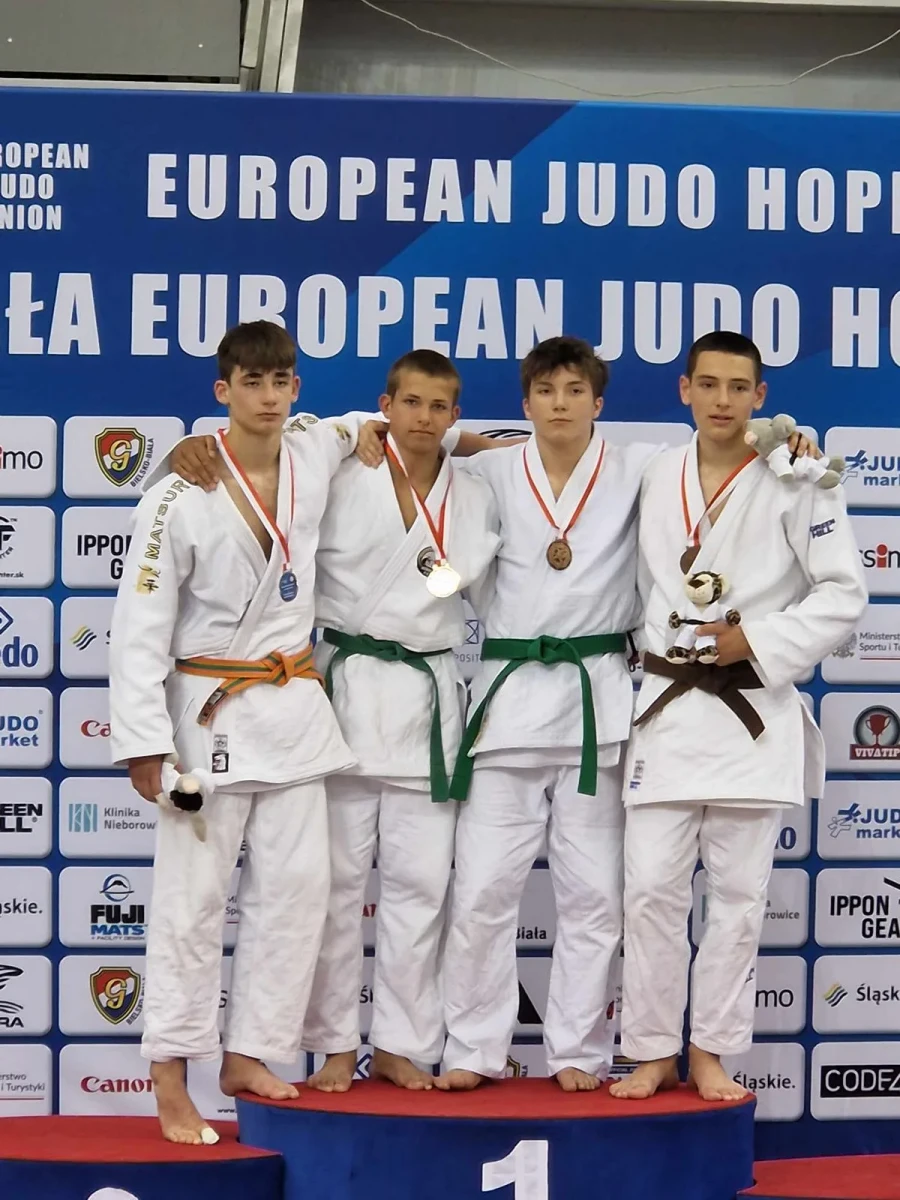 Panevėžio sporto centro ugdytinis Europos dziudo taurėje laimėjo auksą