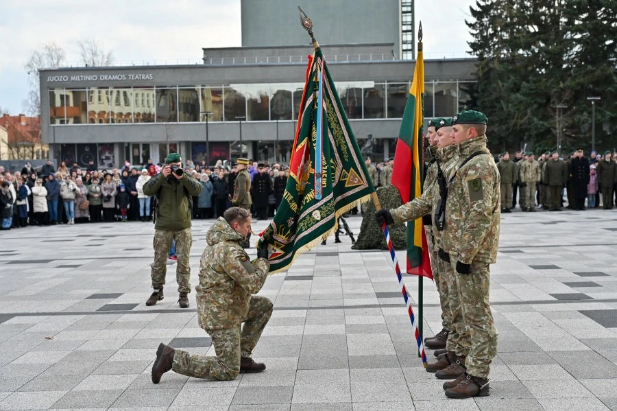 panevėžyje prisiekė kariai