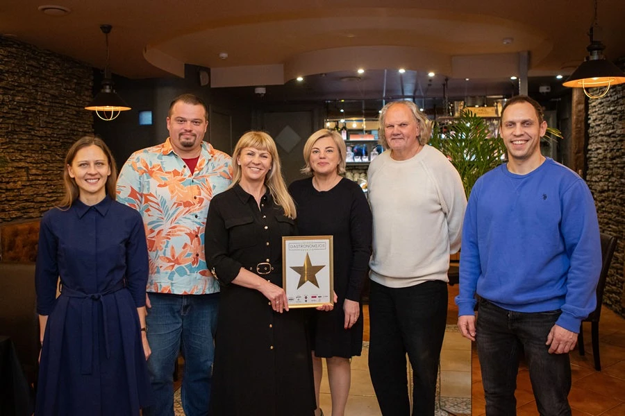 gastronomijos savaitės žvaigždė antrus metus iš eilės įteikta išskirtinių tartarų ir kepsnių restoranui „taste boutique“