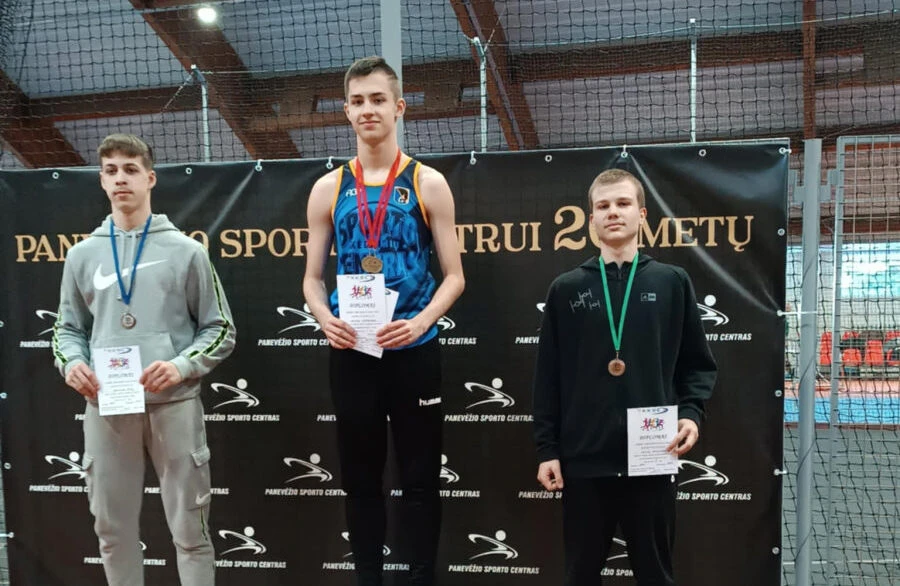 Panevėžio sporto centro lengvaatlečiams – medalių lietus