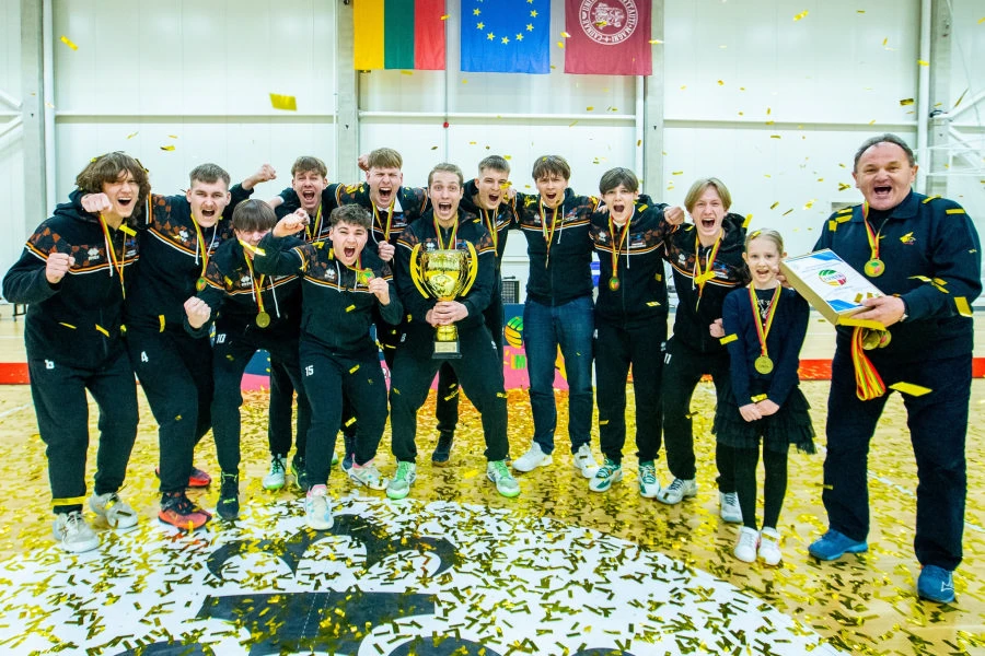 Panevėžio sporto centro tinklininkai – Lietuvos jaunimo čempionai