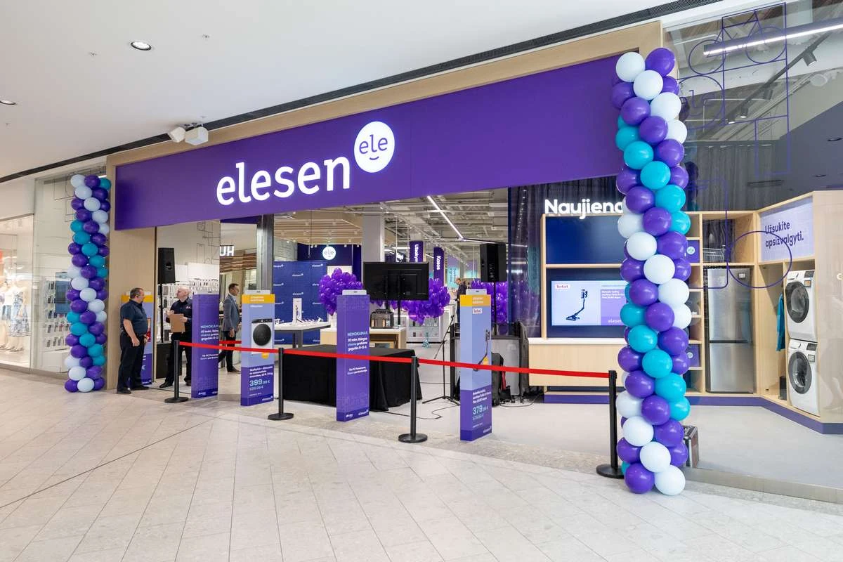 Naujas prekės ženklas Lietuvoje: „Avitela“ ir „Elektromarkt“ tampa „Elesen“