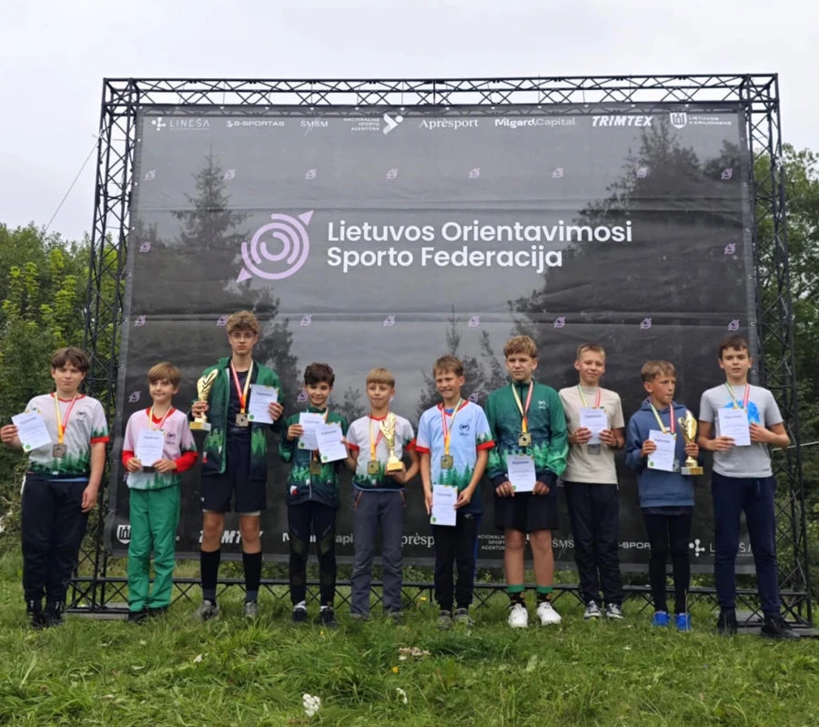Panevėžio sporto centro orientacininkai – prizininkų gretose