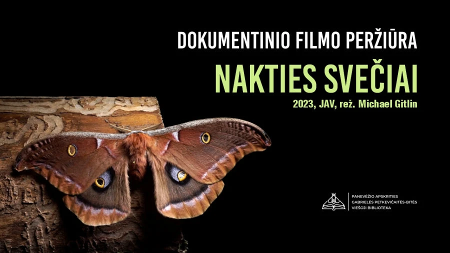 „Sengirės kino” seanse – naktinių drugių prasmė ir estetika