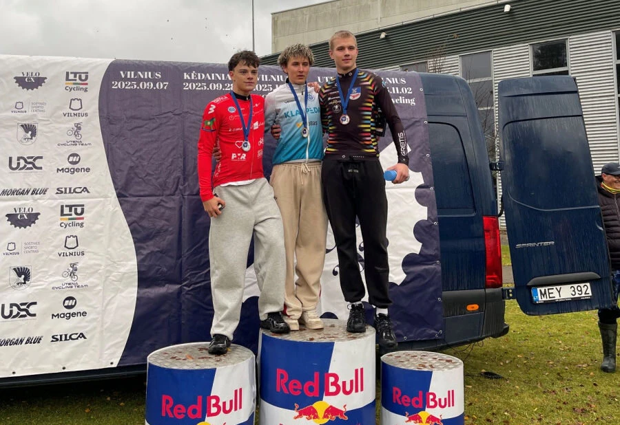 Panevėžio sporto centro dviratininkai – „Velo CX“ varžybų prizininkai