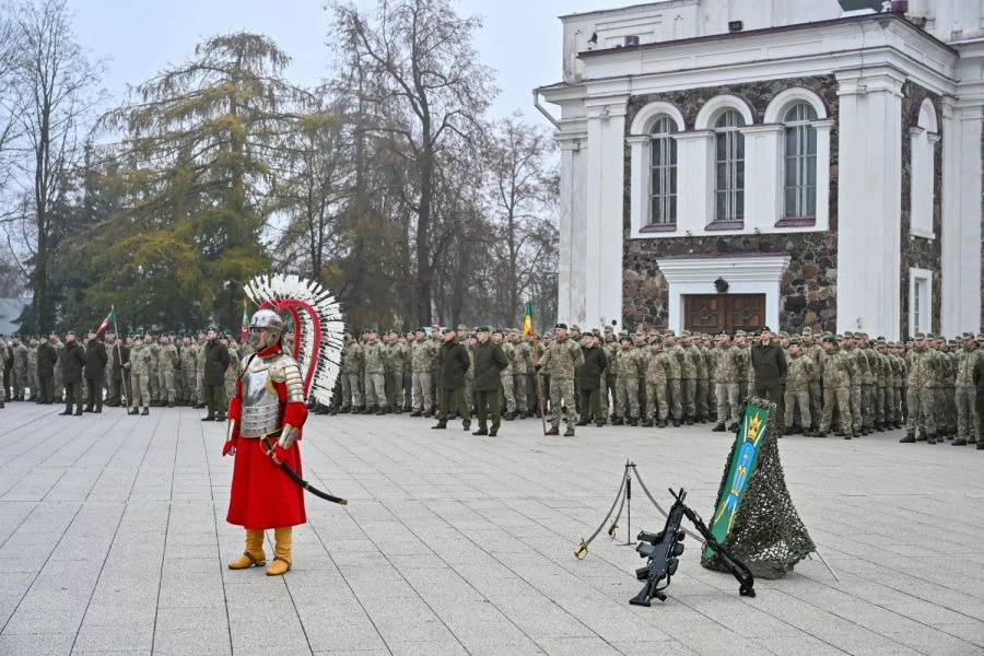 Paminėtos Karaliaus Mindaugo husarų bataliono 34-osios įkūrimo metinės