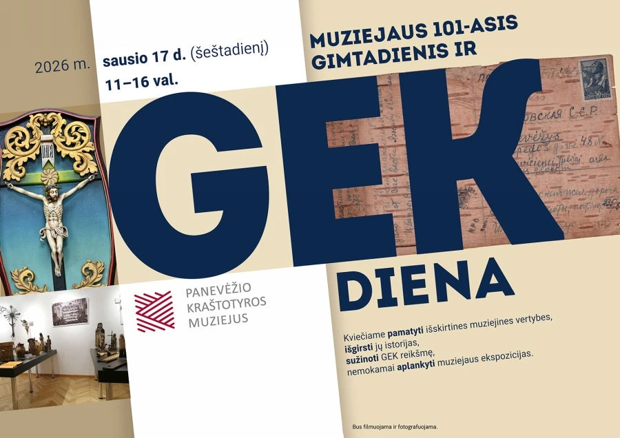 „GEK diena muziejuje“: Panevėžio kraštotyros muziejus švenčia gimtadienį ir atveria paslaptingas saugyklas