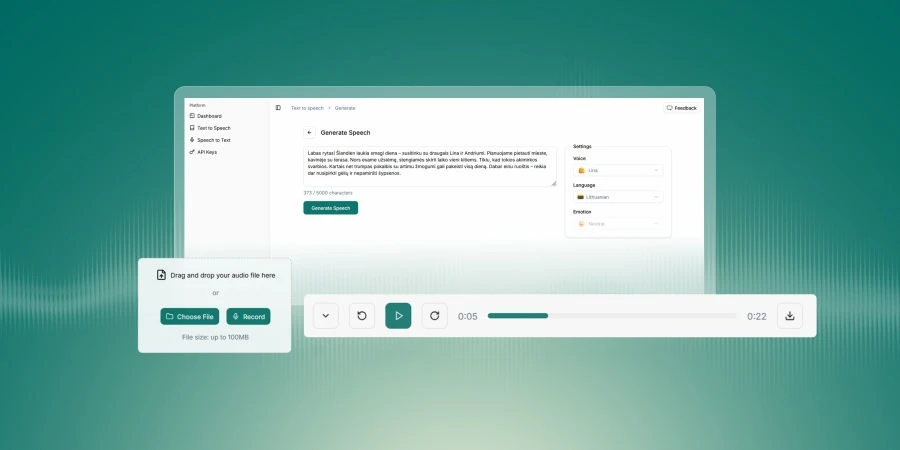 „Neurotechnology“ išleido DI platformą, skirtą natūralios kalbos apdorojimo užduotims lietuvių kalba