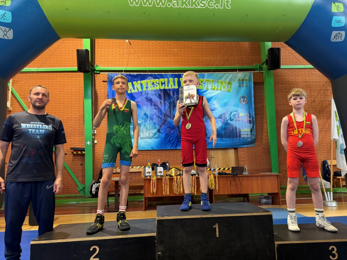 Panevėžio sporto centro imtynininkas iš tarptautinio turnyro parvežė bronzą