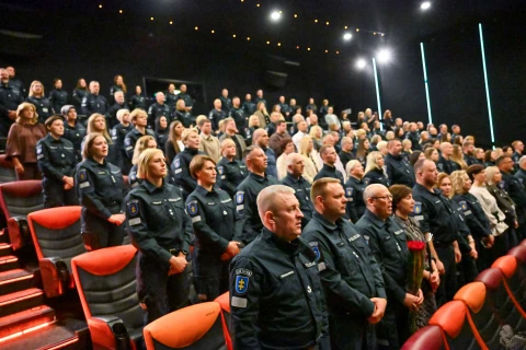 Angelų sargų dieną pagerbti Panevėžio apskrities policijos pareigūnai